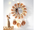 NORDIC WALL HANGING MIRROR HANDWOVEN COTTON ROPE TAPESTRY ORNAMENT CRAFTS FOR HOME BATHROOM BEDROOM MAKEUP PORCH MIRRORS