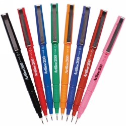 Artline 200 Fineliner Pen 0.4 mm – Assorted 8‑Colour Box of 12