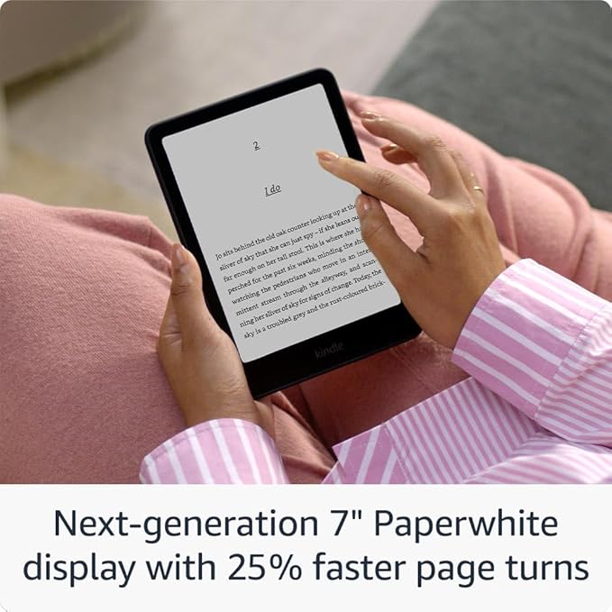 Amazon Kindle Paperwhite (16GB) – 7" Glare-Free Display, Fastest Kindle Yet, Weeks of Battery Life – Black
