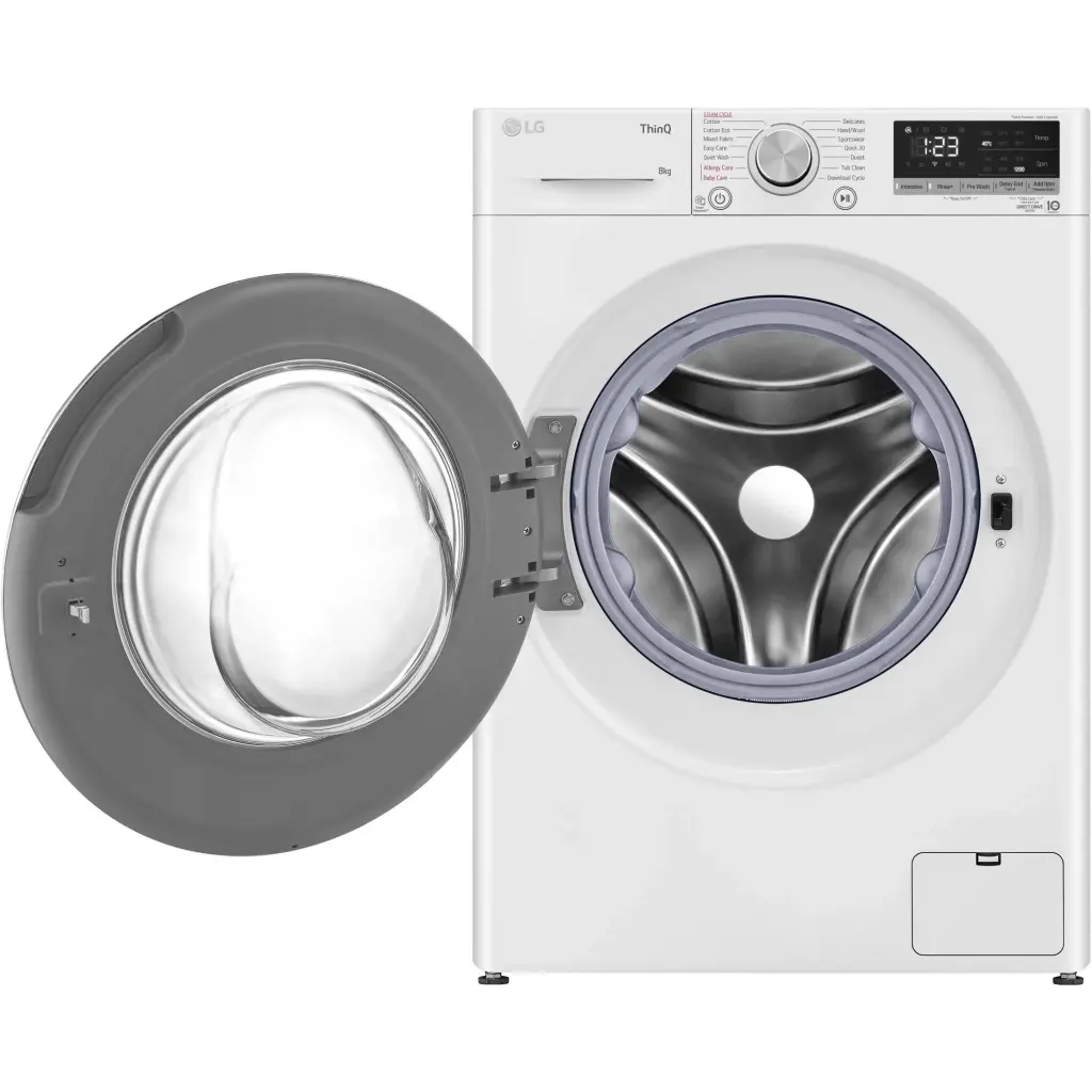 LG - WV5-1208W - 8kg Slim Series 5 Front Load Washing Machine (White)