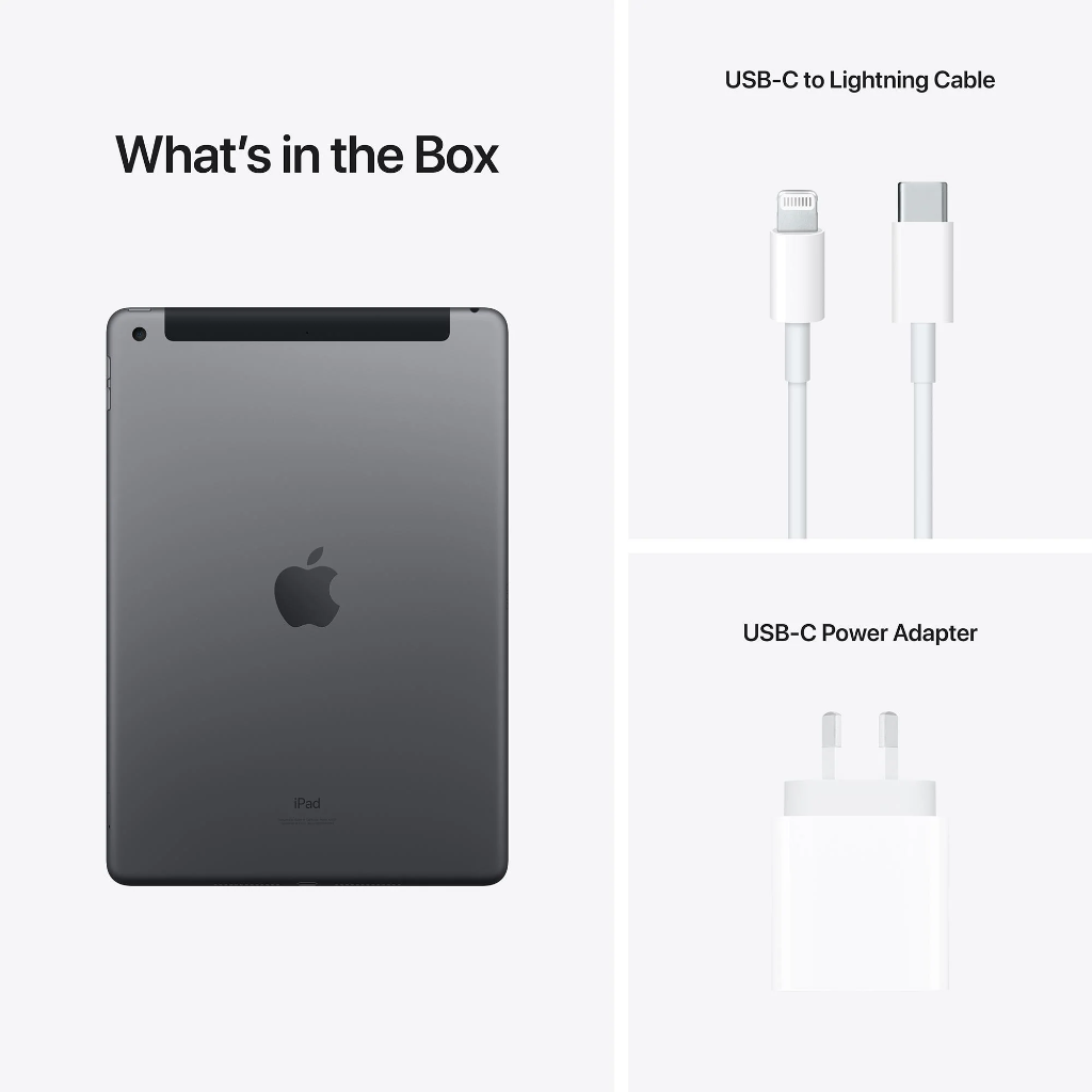 Apple iPad 10.2-inch (9th Generation) — 64 GB, Wi-Fi + Cellular, Space Grey