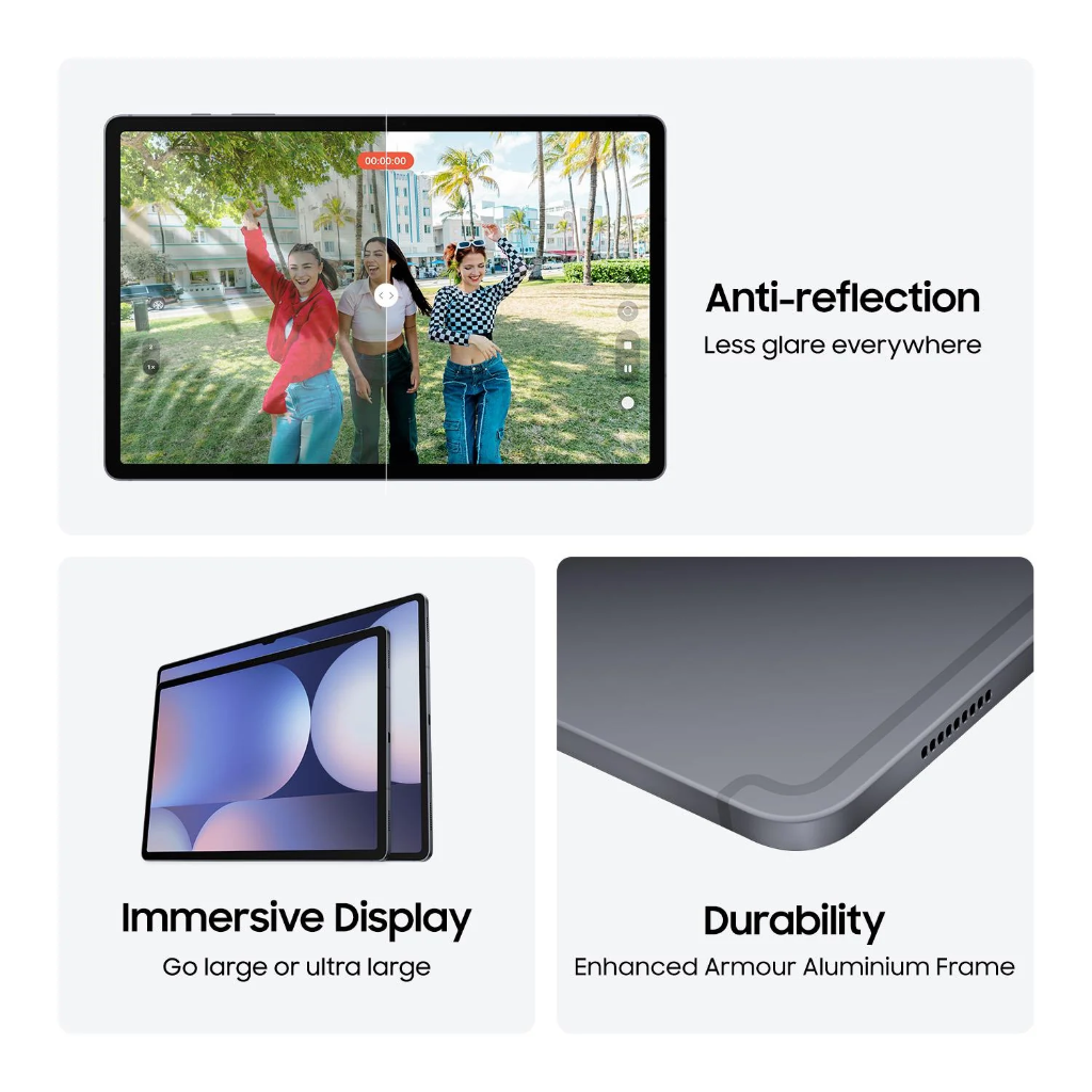Galaxy Tab S10+ – 12.4″ Wi-Fi, 12 GB RAM, 512 GB Storage (Grey)