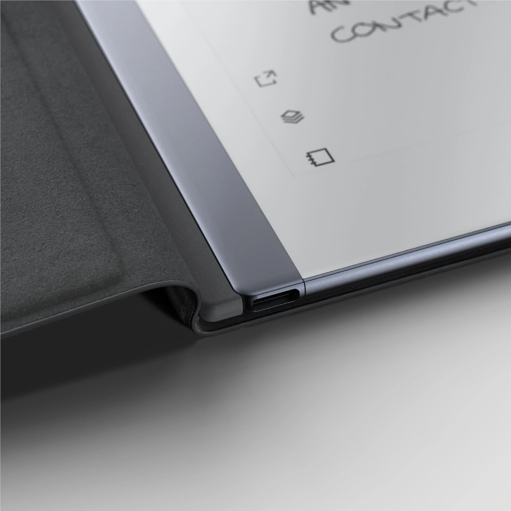 reMarkable 2 10.3″ Paper Tablet – Marker Plus & Polymer-Weave Book Folio Bundle (Grey)