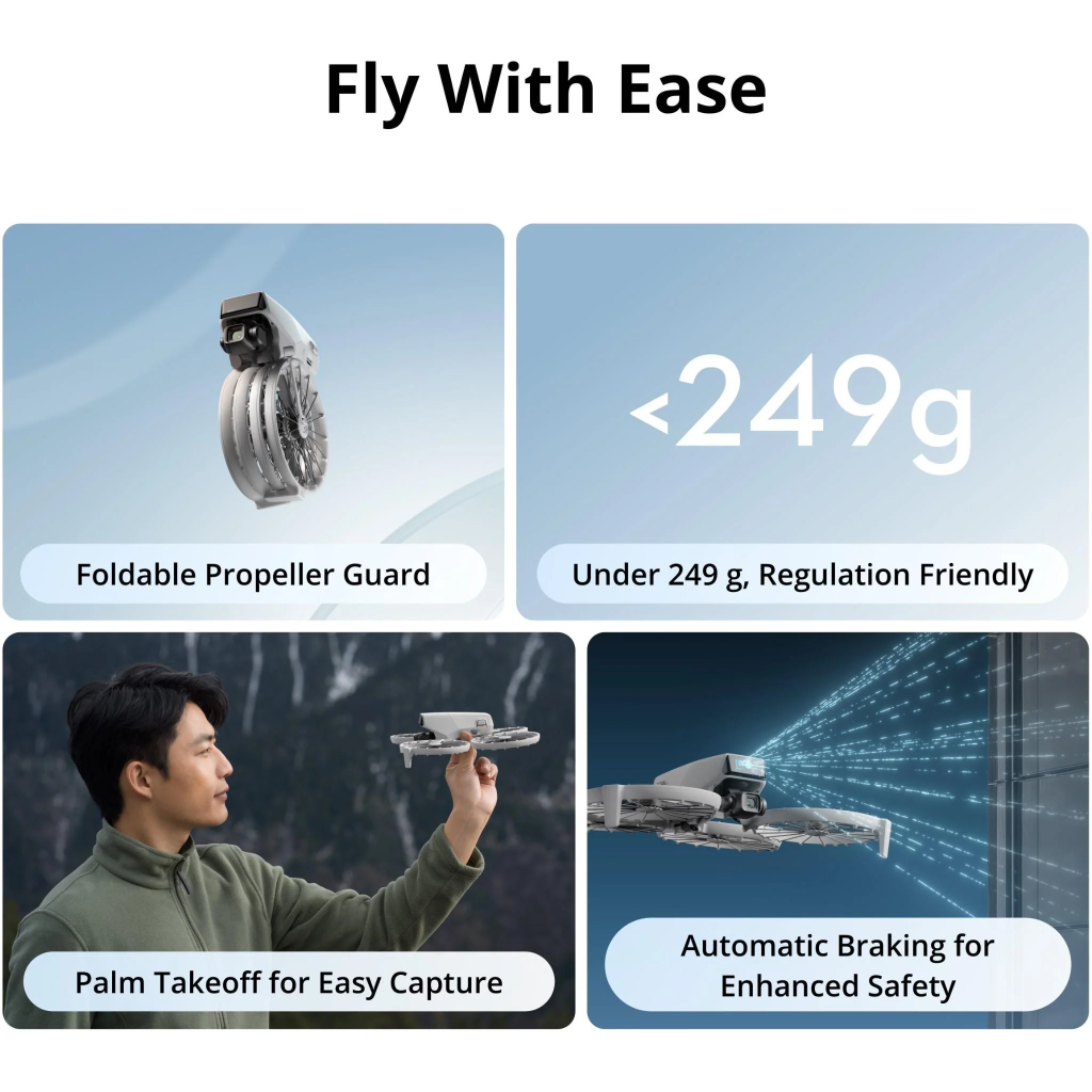 DJI Flip Fly More Combo – Folding Drone with DJI RC 2