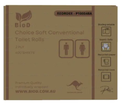 BIOD - CHOICE SOFT CONVENTIONAL TOILET ROLLS 2PLY 400SHEET X 48 10CMX10CM