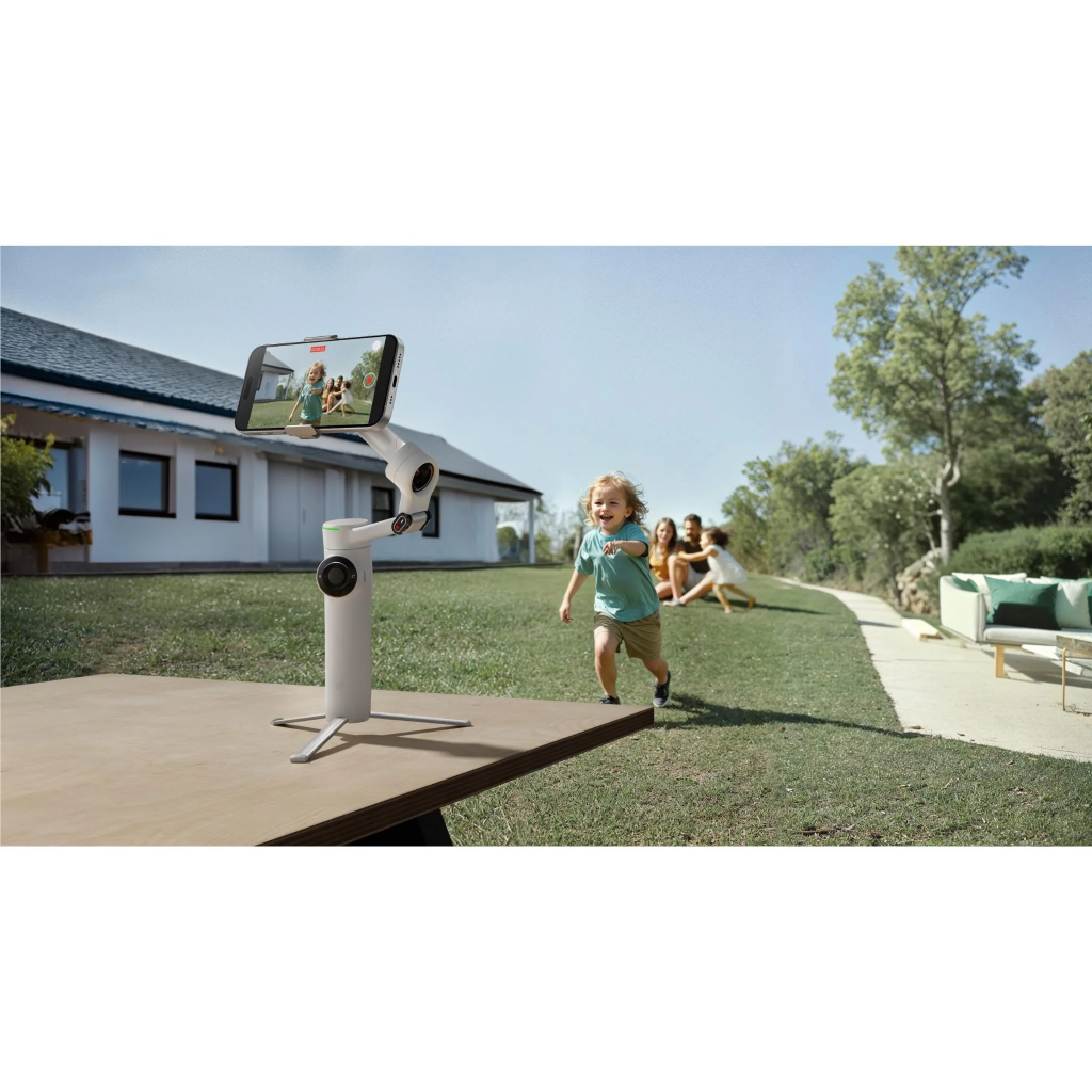 Insta360 Flow 2 Pro – AI Smartphone Gimbal Creator Bundle (Stone Gray)