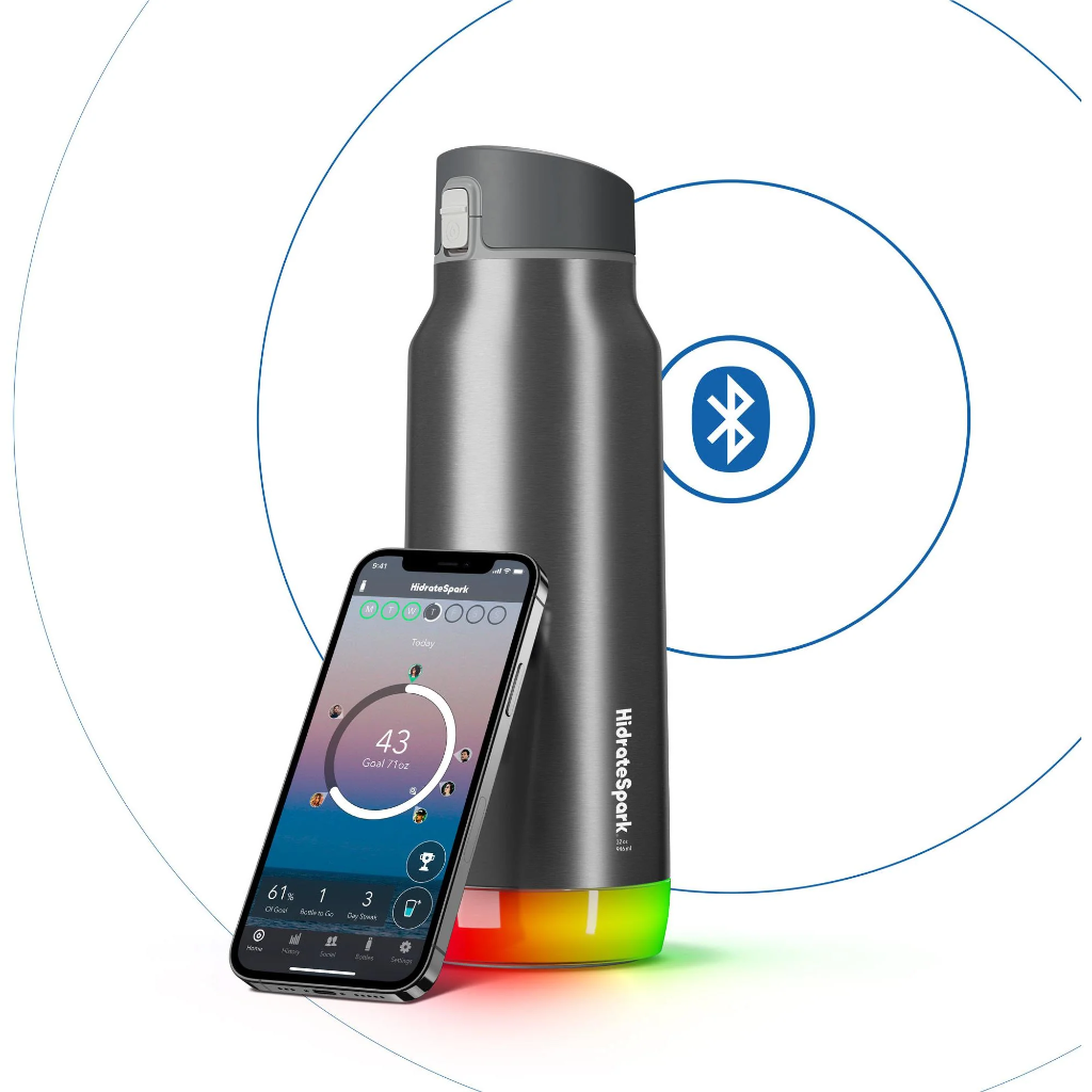 HidrateSpark PRO 946 ml Chug Smart Bottle – Stainless Steel