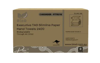 BIOD - EXECUTIVE SLIMLINE PAPER HAND TOWEL 1PLY/2400SHT