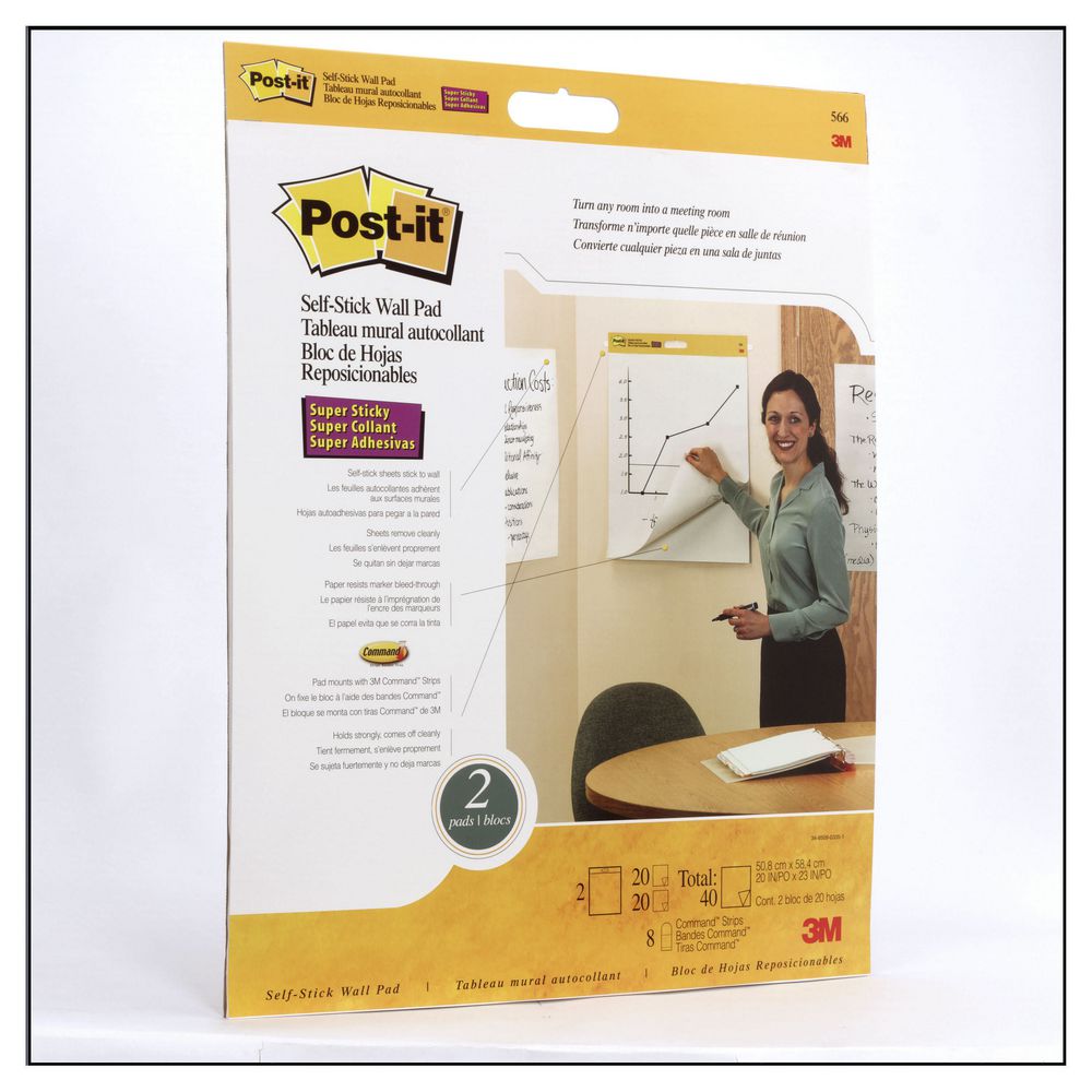 Post-it Wall Pad 2 Pack (3M70071166)
