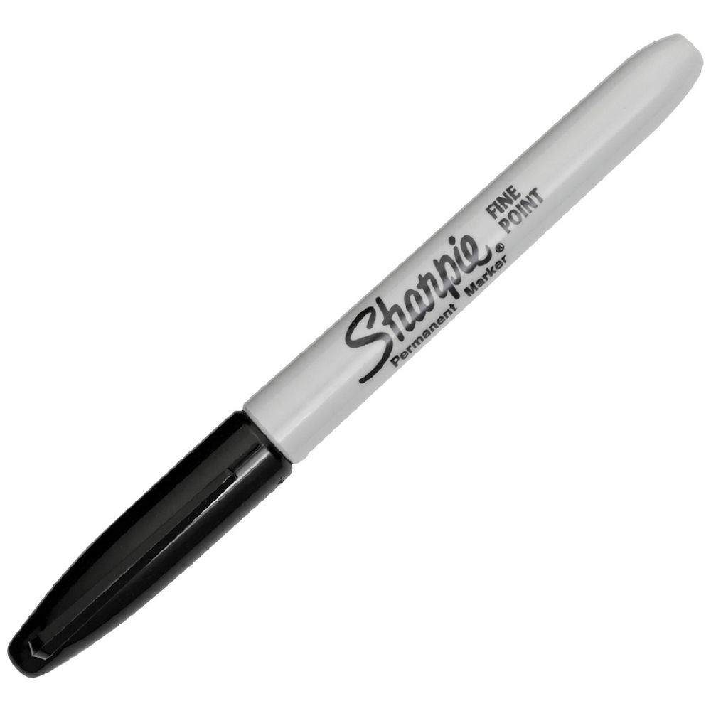 Sharpie Fine Permanent Marker Black 5 Pack (SH1752374)