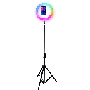 #Influencer 10″ RGBW Ring Light Kit – Colourful & Cool Lighting with Dual Tripods