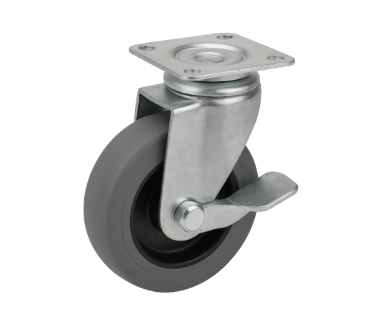 Polivac - Front Castor Wheel To Suit Predator With Metal Lock.