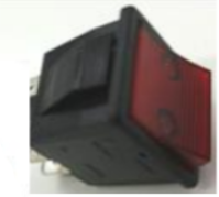 Polivac - Heater/Pump Switch For Predator Rocker Switch 6 Leg Illuminating 16amp 240v