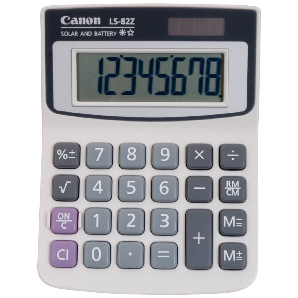 Canon LS-82Z – Compact 8-Digit Desktop Calculator with Tilted Display