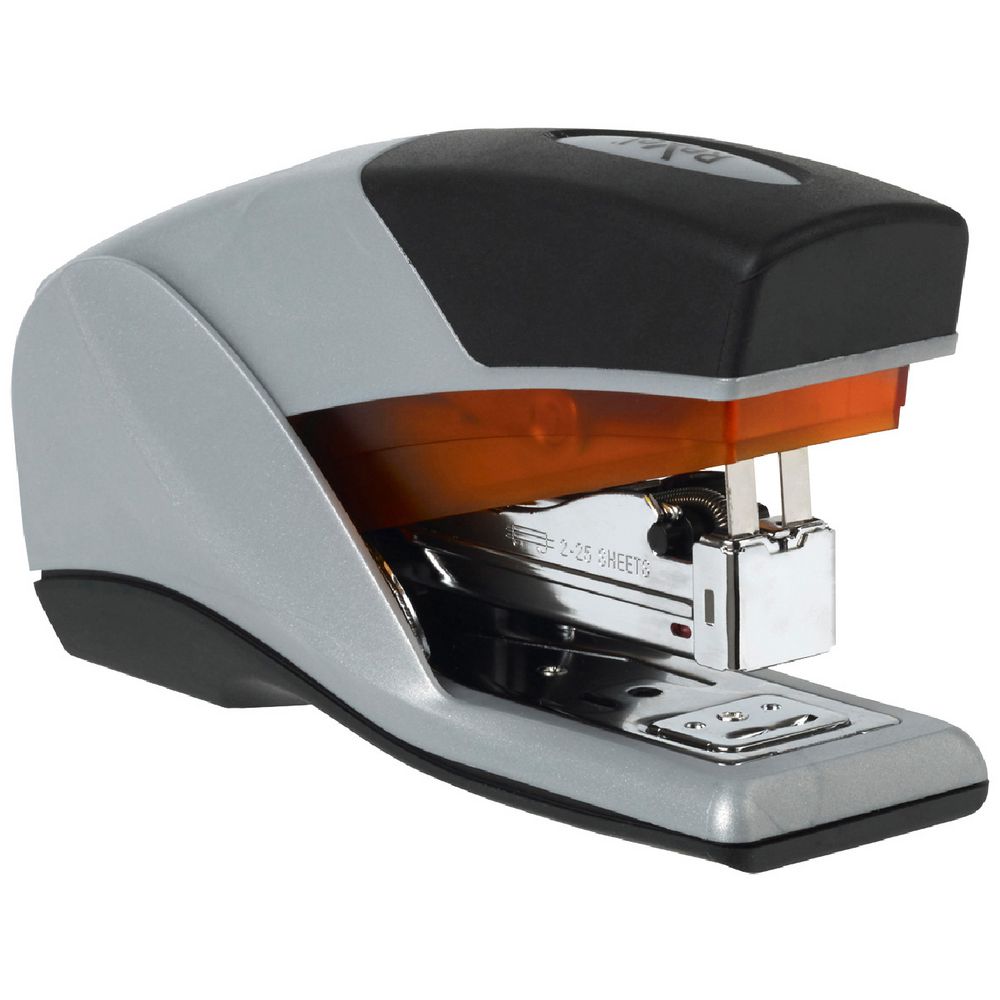 Rexel Compact Light Touch Half-Strip Stapler – Grey