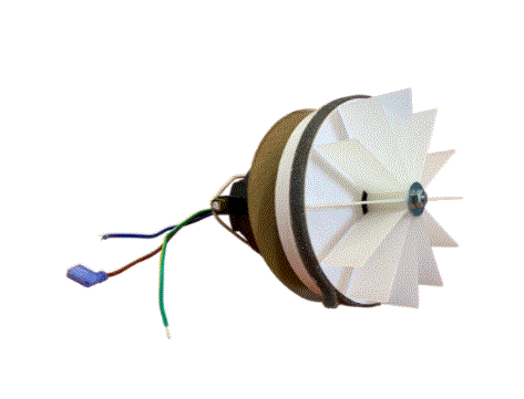 Polivac- Vac Motor With Fan Blades And Support (No Cowl)