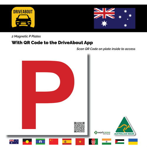 DriveAbout Magnetic P-Plates