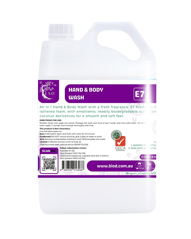 E7 - ESO HAND &amp; BODY WASH-5L