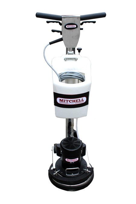 Polivac- Mitchell Rotary Scrubbers- Supplied with Solution Tank, 1 Pad Holder, 1 Iron Weight, 2 Brushes