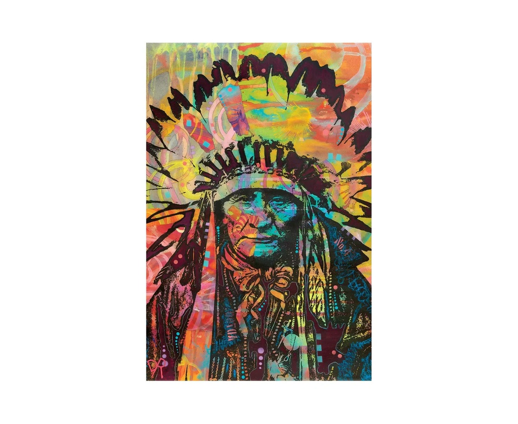 ICANVAS &quot;NATIVE AMERICAN II&quot; BY DEAN RUSSO CANVAS PRINT