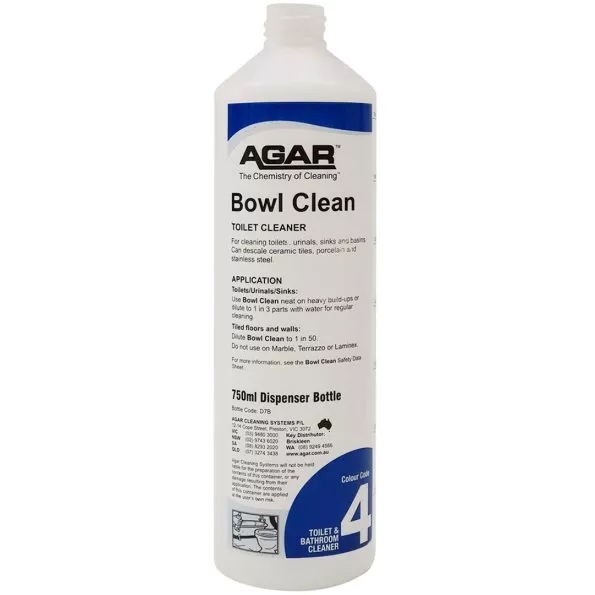 AGAR SQUEEZE BOTTLE EMPTY BOWL CLEAN 750ML