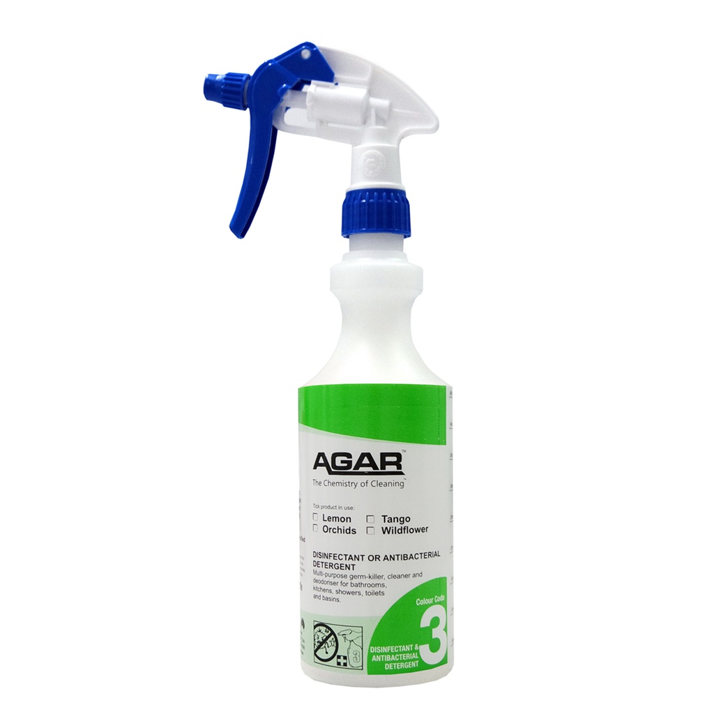 AGAR SPRAY BOTTLE D03 DISINFECTANT 500ML EACH