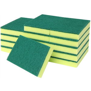 TUF SCOUR SPONGE GREEN 15 X 10CM