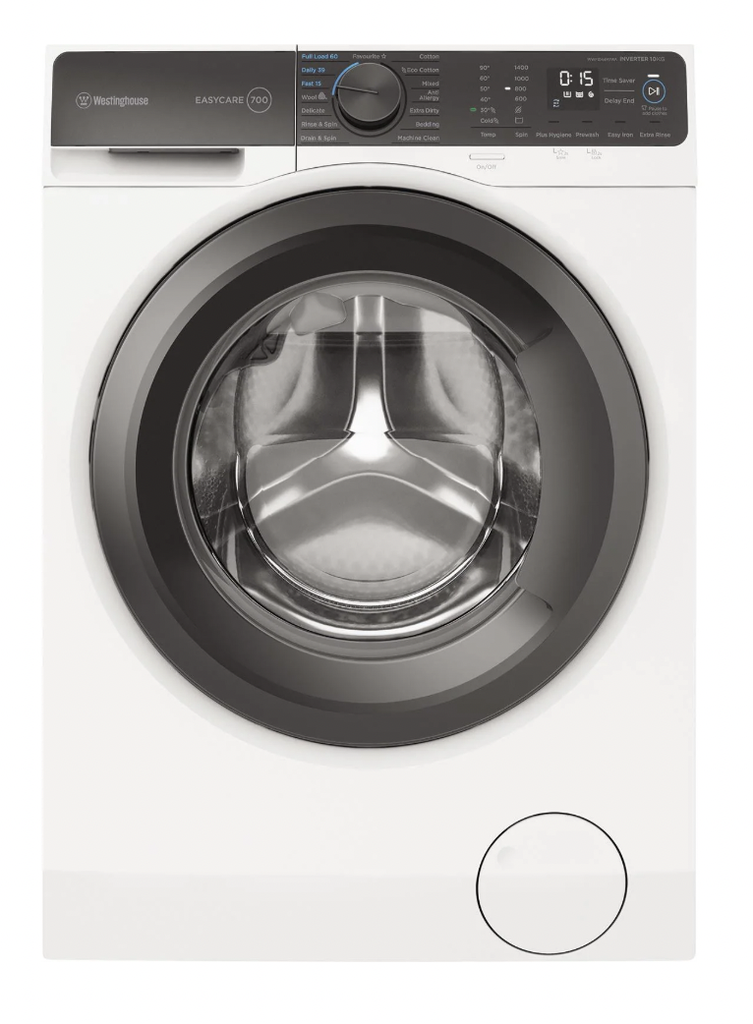 Westinghouse WWF1044M7WA 10kg 500 Series Front Load Washing Machine – White
