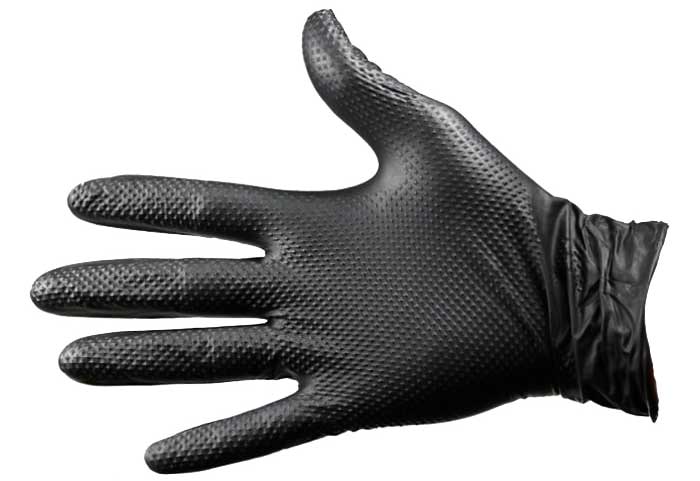 Powder Free Nitrile Blax Hd Gloves -Extra Large