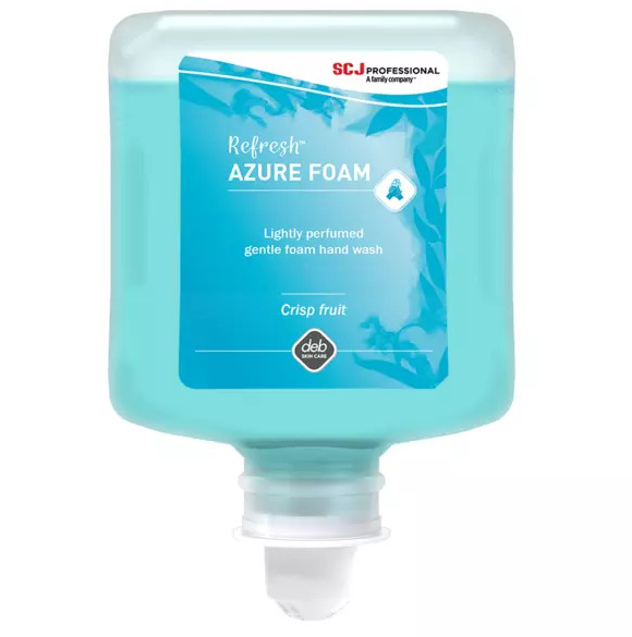 Deb Refresh Azure Foam Soap-1l Pods X6