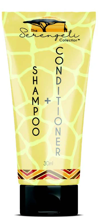 Cleanstar - Shampoo & Conditioner (30ml)- Hotel Amenities (Serengeti Collection) 300 Pack
