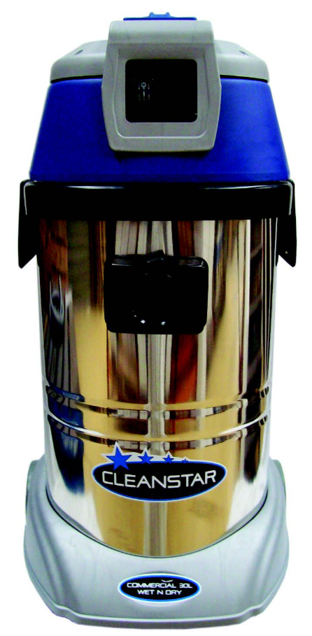 Cleanstar-  30 Litre Stainless Steel Wet & Dry Vacuum Cleaner