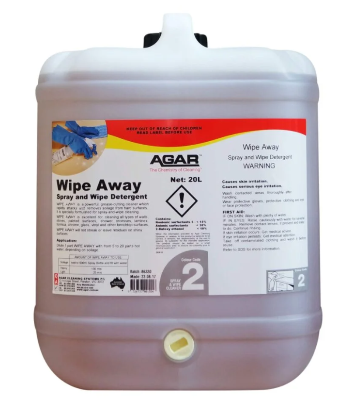 Agar - Wipe Away 20L