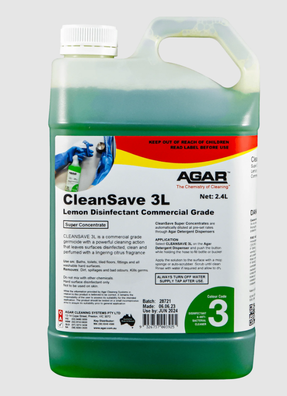 Agar - Cleansave 3l 2.4l