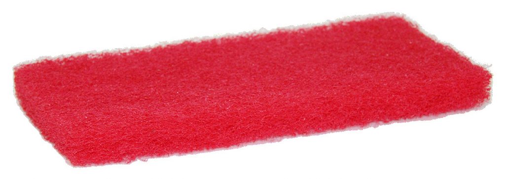 Glomesh Glitterpad 250mm X 115mm (Doodle Bug) - RED