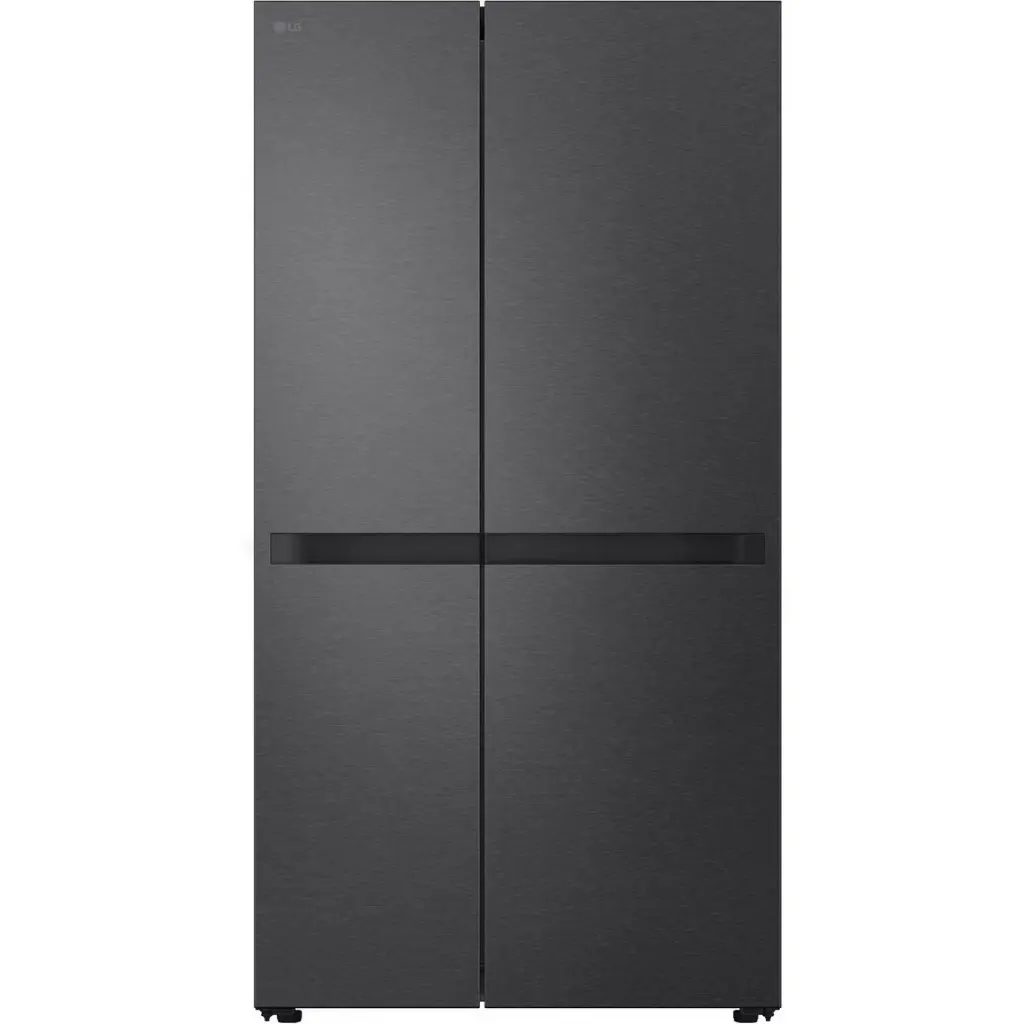 LG GS-B599MBL 664L Flat Door Side-by-Side Fridge (Matte Black)