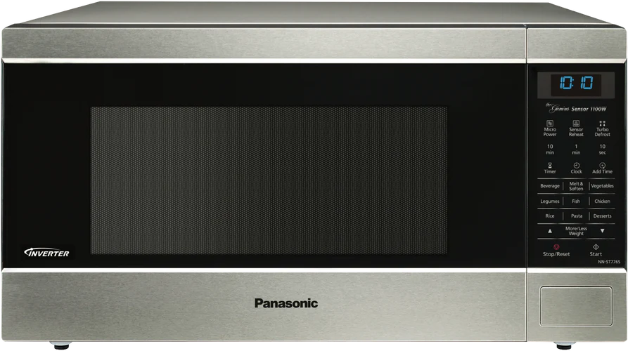 Panasonic 44L 1100W Inverter Sensor Microwave Oven (NN-ST776SQPQ) — Stainless Steel/Silver