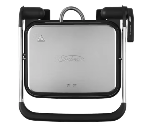 Sunbeam Café Style 4-Slice Sandwich Maker (Flat Press) — SPM4000SS