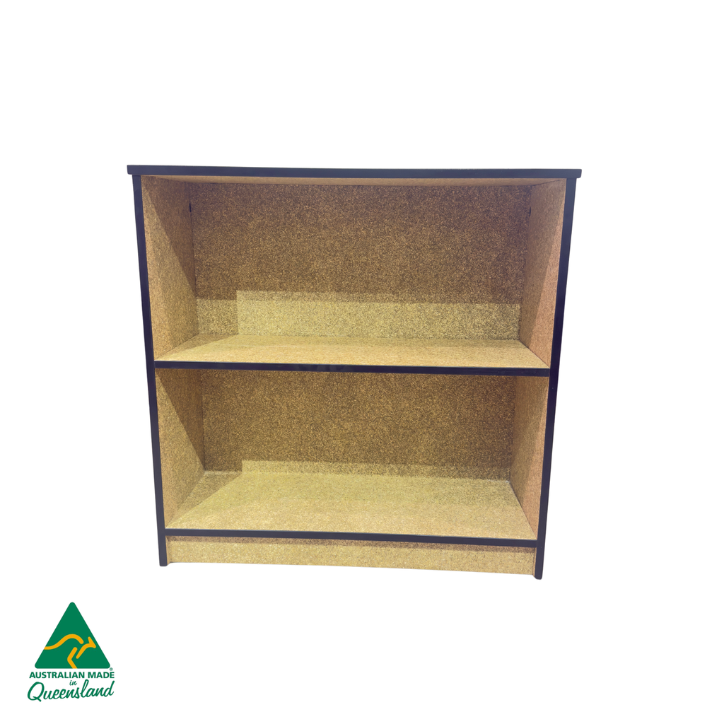 Freestanding Bookcase (HulkBoard + Black ABS Edge) 900H x 900L x 350D