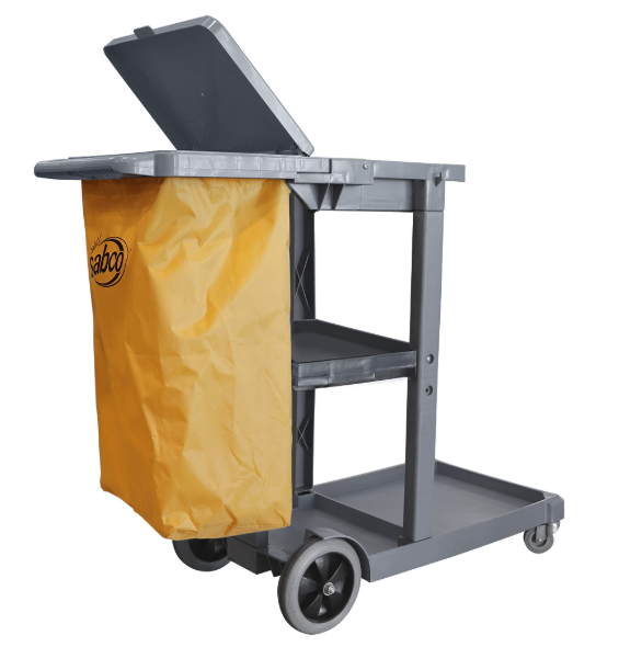 Sabco - Professional Janitor Cart With Lid