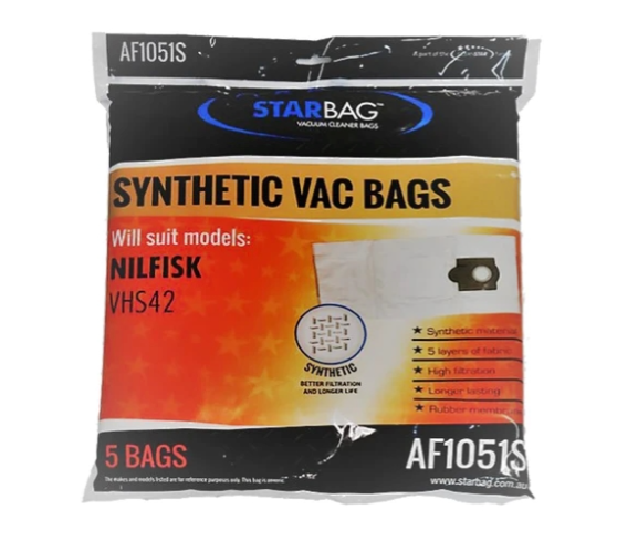 Cleanstar - Vacbag 5pk Nilfisk Vhs42+33/44