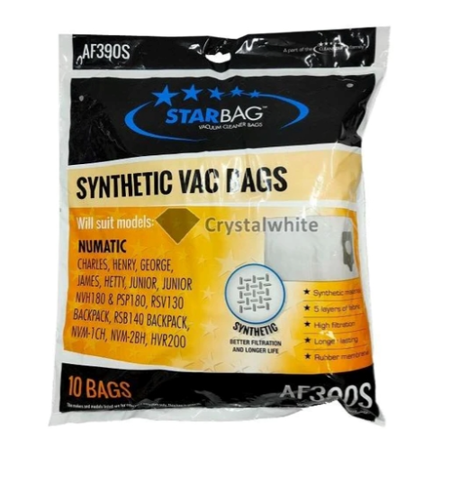 Cleanstar - Vacbag 5pk Numatichenry (Vs68)