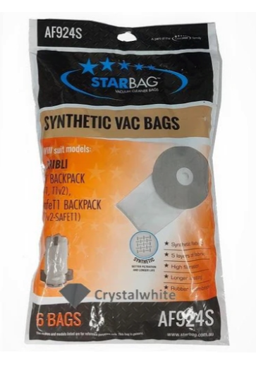 Cleanstar - 6pk Vacuum Bags Cleanstar Ghibli T1 Synth