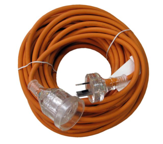 Cleanstar - Orange Rubber Ext Lead (20m 10amp 3cr)