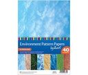 Pattern Papers Environment | Pack of 40