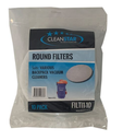 Cleanstar - Pullman And Nilfisk Backpack Vacuum Round Pre-Motor Filters 10-Pack