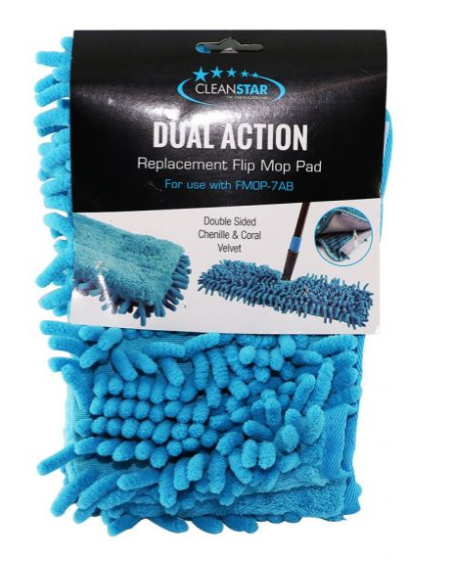 Cleanstar - Cleanstar Replacement Dual Action Flip Mop Pad