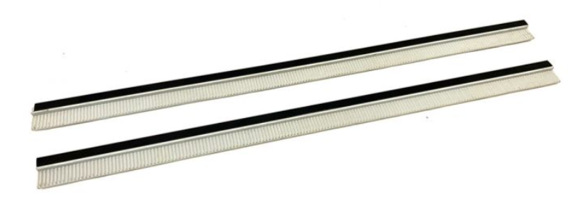 Cleanstar Pair Of Squeegee Inserts For Ftea Commercial Vacuum Cleaner Floor Tool With Reinforced Stainless Steel And Height Adjuster