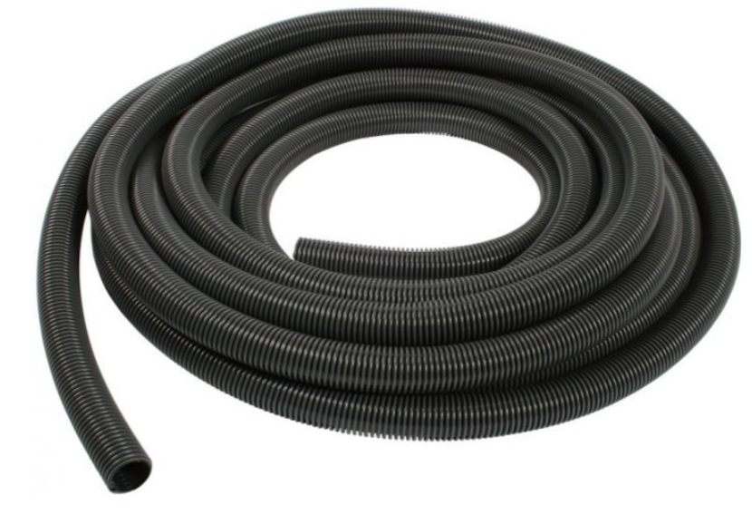Cleanstar - 51mm Black Commercial Vacuum Cleaner Hose - 15 Metre Length