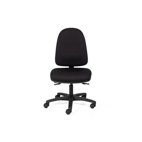 Alpha High Back Ergonomic Office Chair (Black)